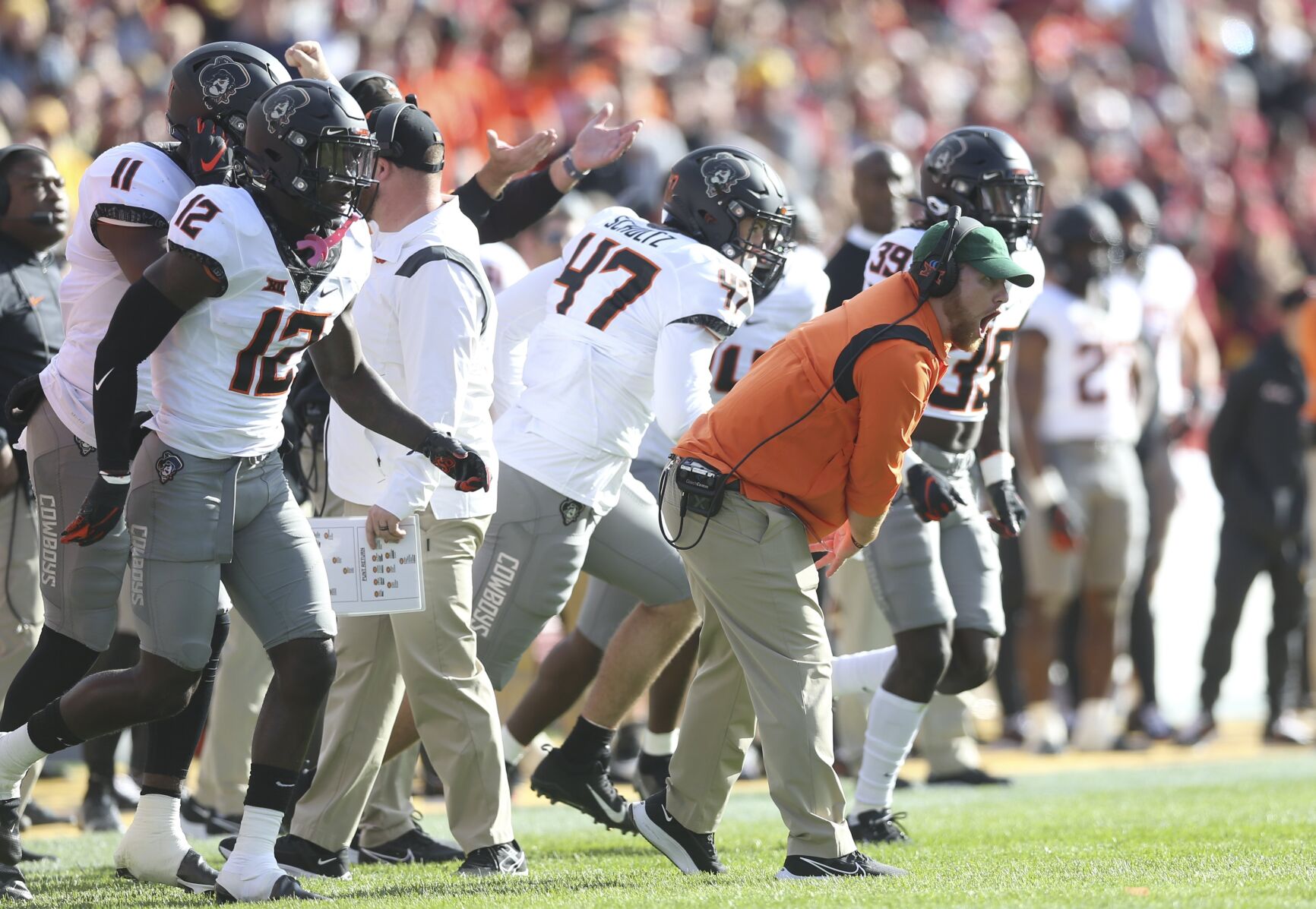 Oklahoma State plays at Iowa State University